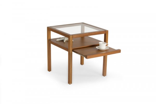 Cusp Side Table with Tray